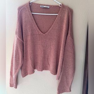 Zara Knit Crop Sweater